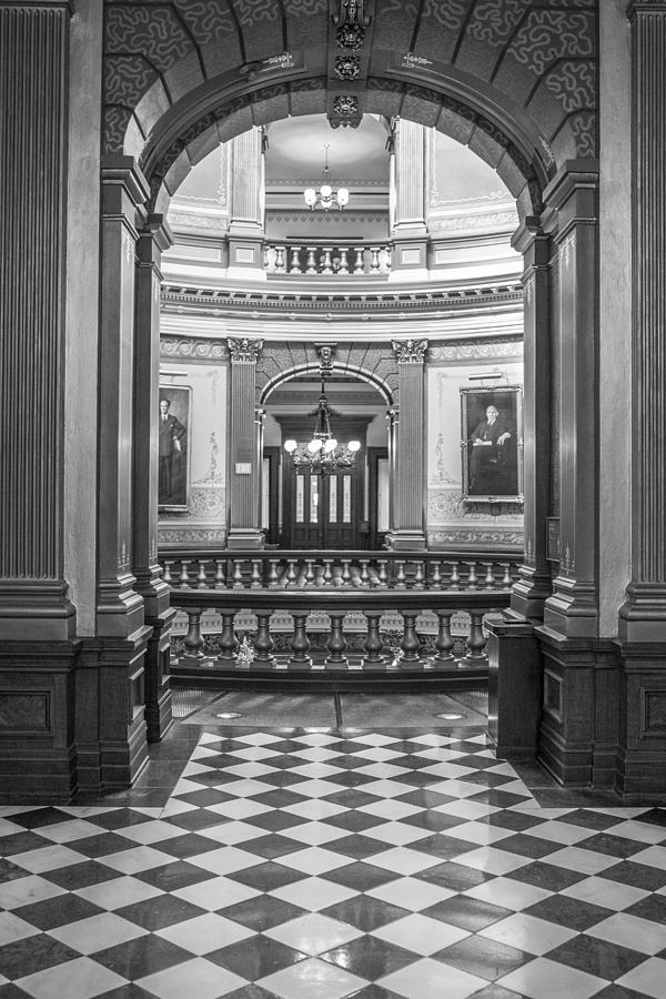 Entrance at Michigan State Capital  Photograph by John McGraw