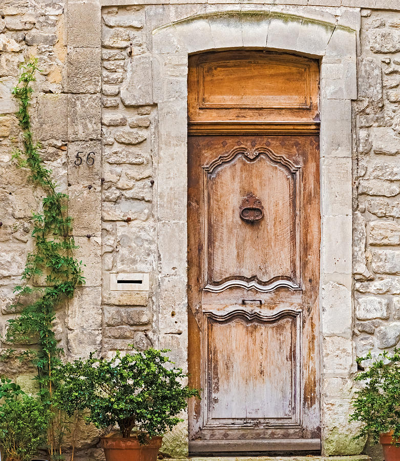 Entrance doors in Avignon France Photograph by Marek Poplawski