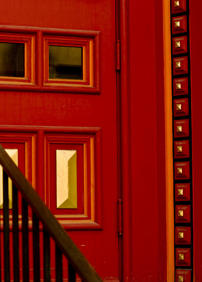 Red Photograph - Entrance by Kevin Duke