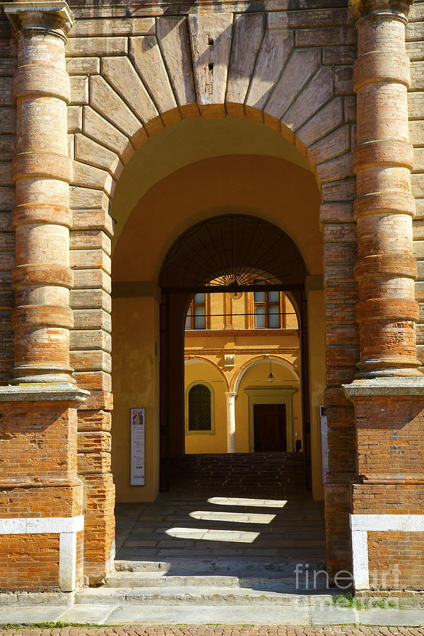 Entrance of Palazzo dei Pio Carpi Italy Photograph by Nicola Fiscarelli