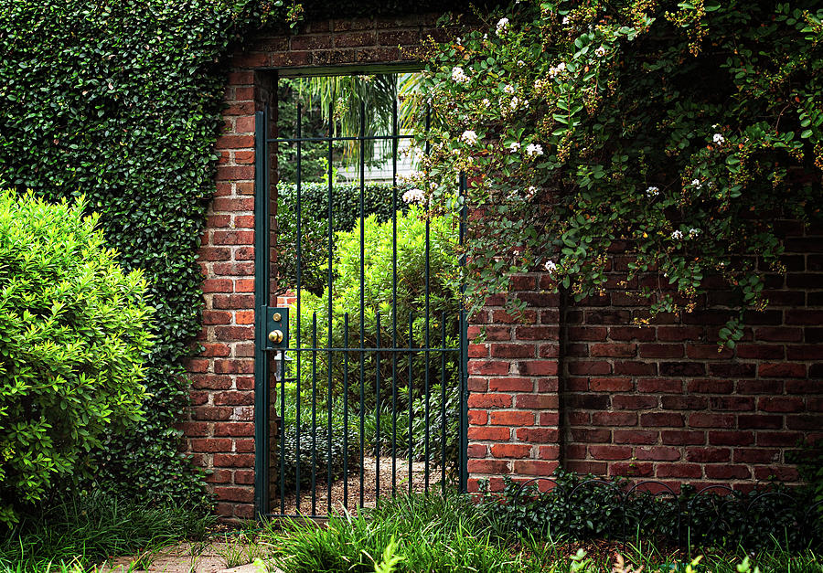 Entrance To A Walled Garden Photograph by Mary Smyth