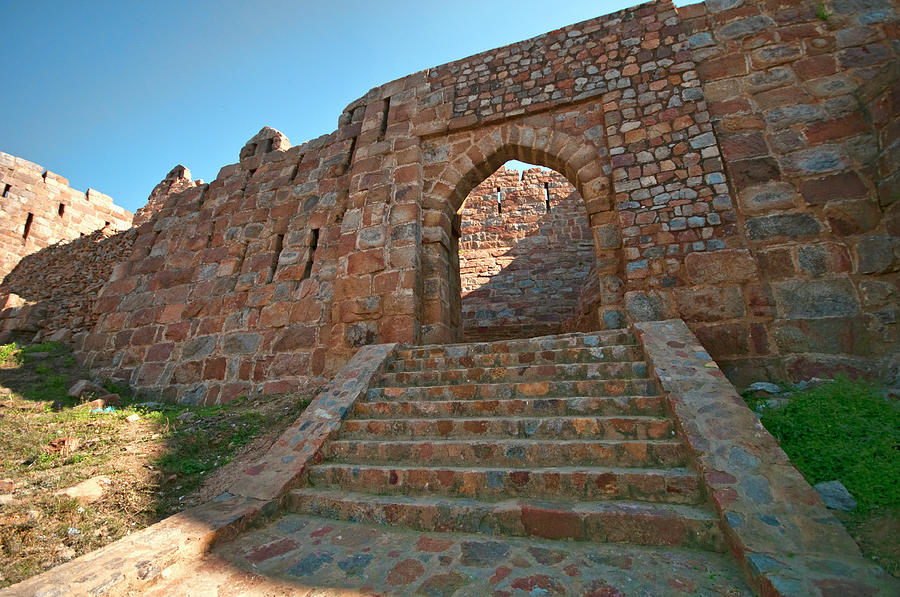 Entrance To Adilabad Fort, Tughlakabad Photograph by Mukul Banerjee Photography