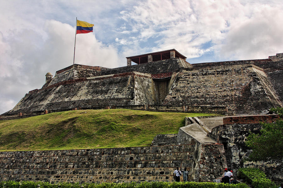 Entrance to Castillo de San Felipe de Barajas Photograph by Linda Phelps