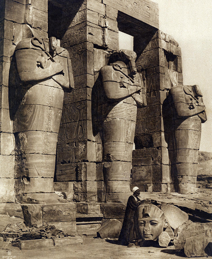 Entrance To Ramesseum Photograph by Underwood Archives