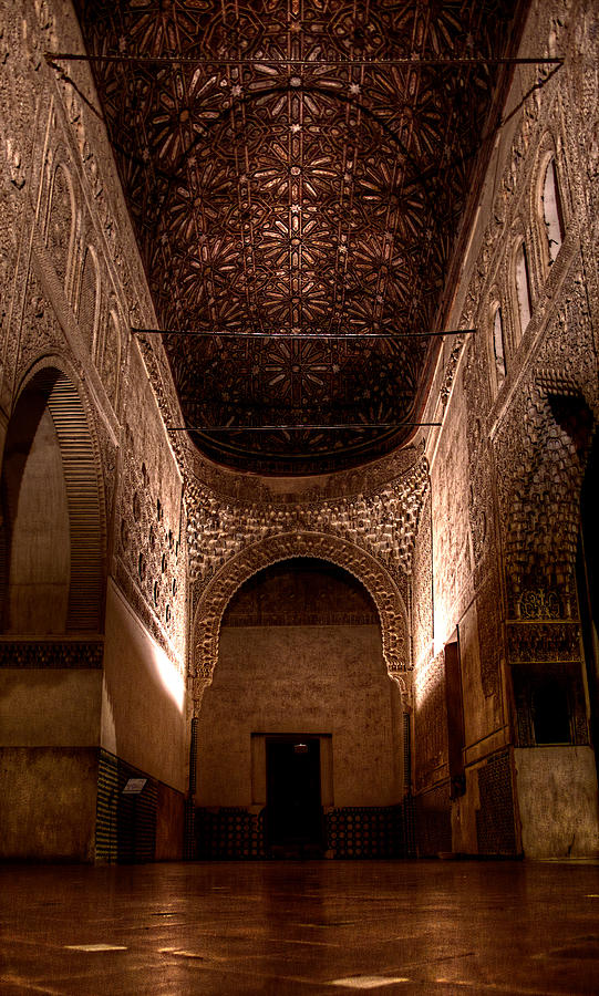 Entrance to the Ambassadors Hall in the Alhambra Photograph by Weston Westmoreland