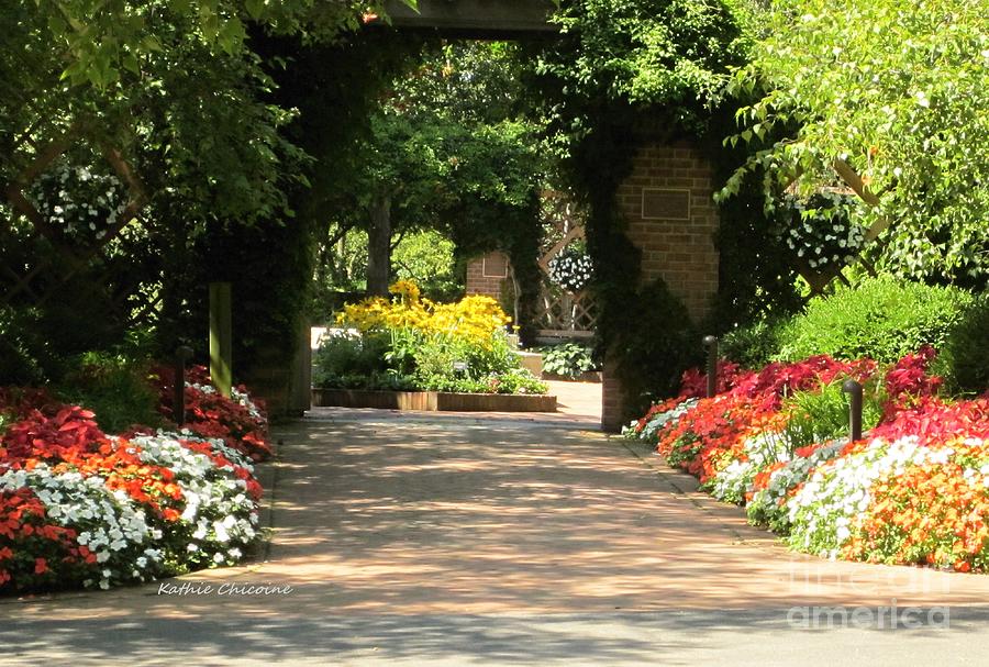 Entrance to the Garden Photograph by Kathie Chicoine