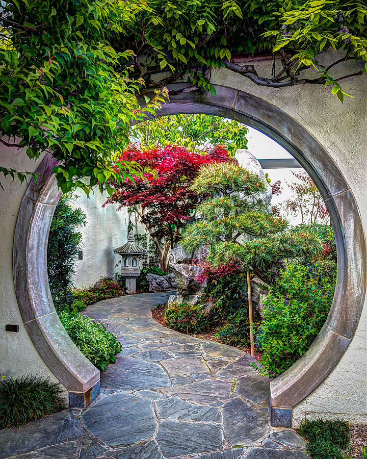 Entrance to the Garden Photograph by William Krumpelman - Fine Art America