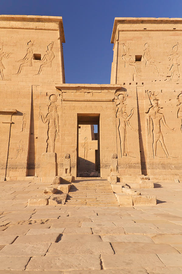 Entrance to the Temple of Isis Photograph by Jaroslav Frank - Fine Art ...