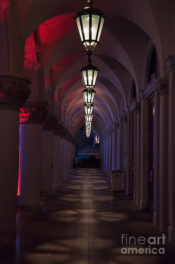 Entrance to The Venetian Hotel and Casino Photograph by Eddie Yerkish