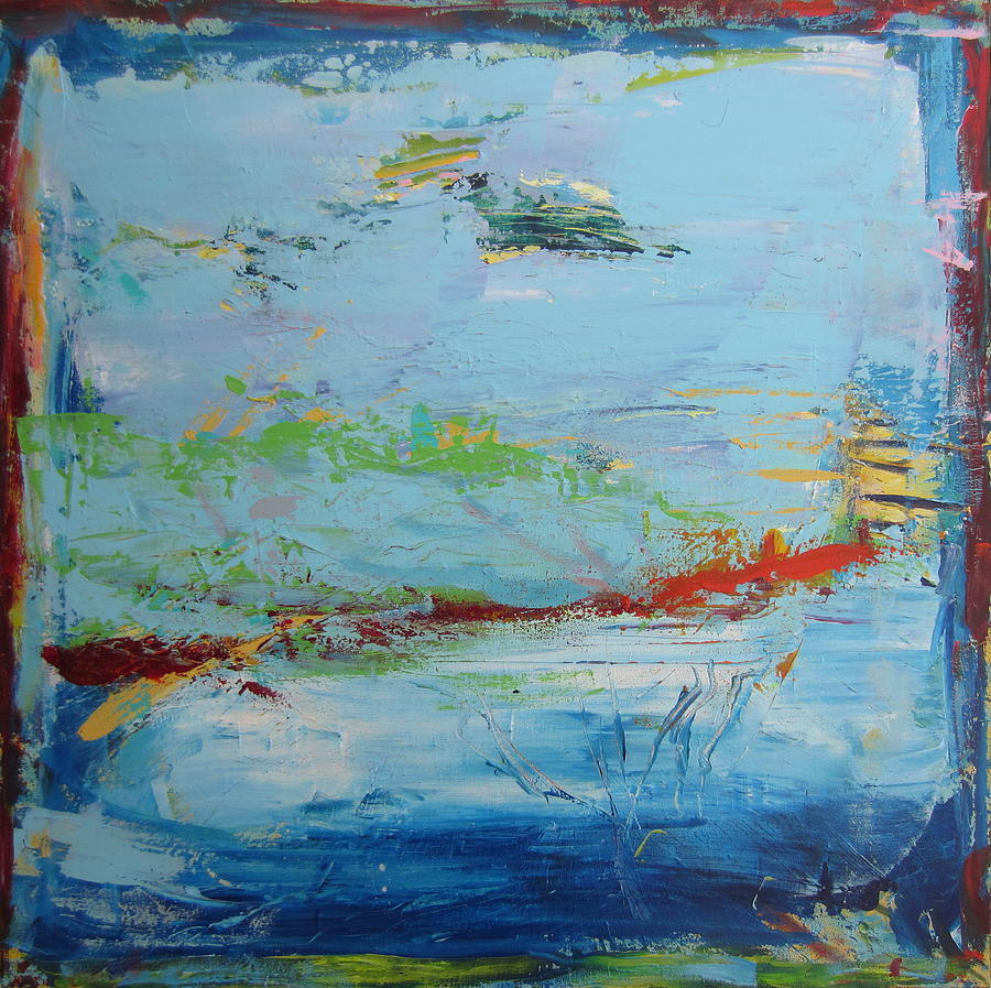 Entre ciel et mer Painting by Francine Ethier