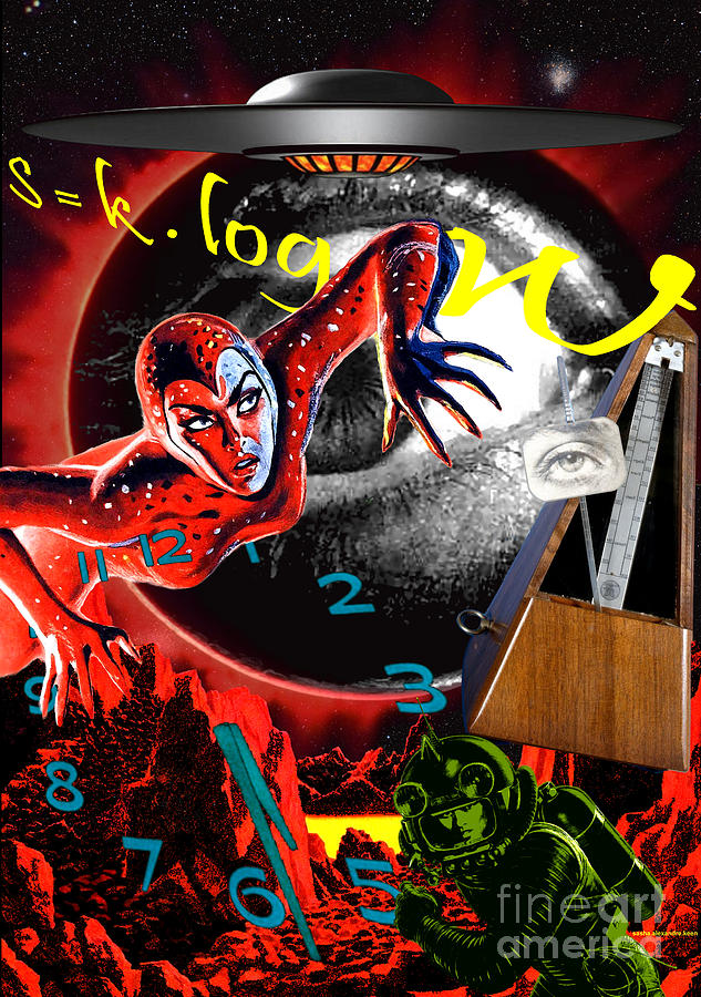 50s Digital Art - Entropy at the End of Time by Sasha Keen 50s Digital Art - Entropy at the End of Time by Sasha Keen
