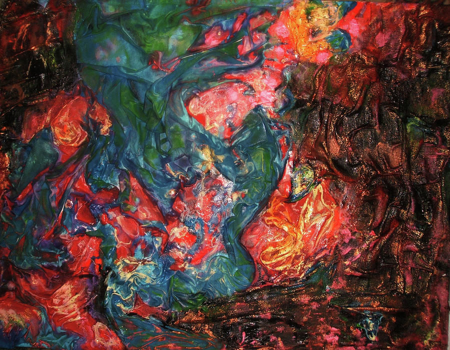 Cosmogony Painting - Entropy Nr Vi by Safir Rifas