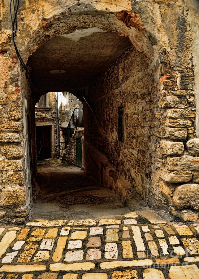Entry From Backstreets of Rovinj Photograph by Norman Gabitzsch