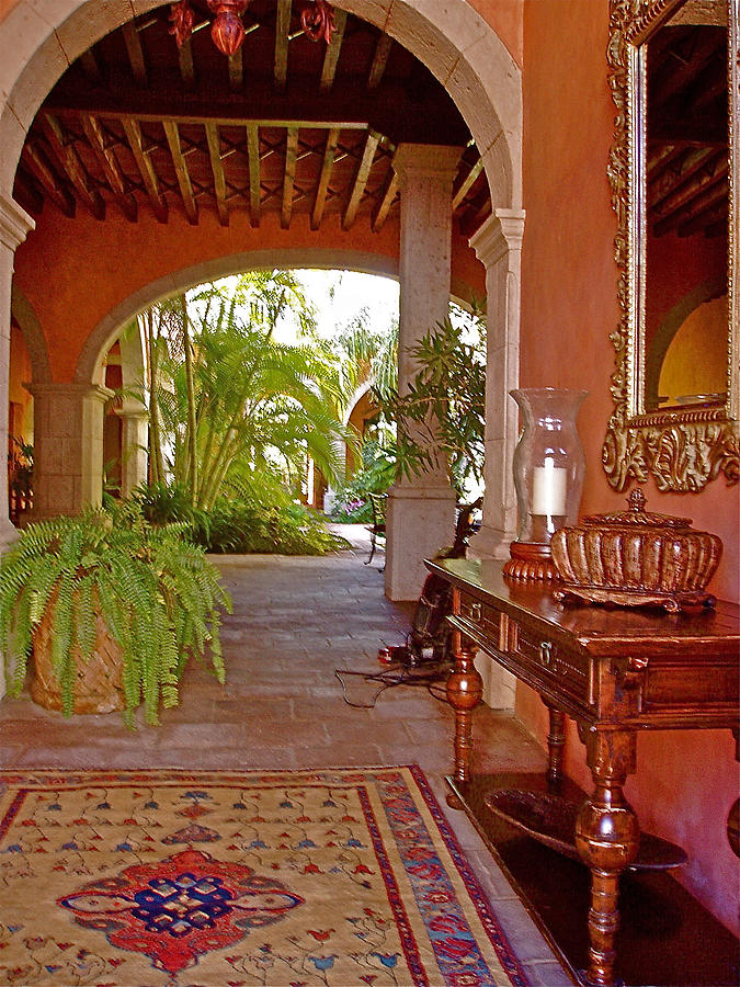 Entry to a Courtyard in Alamos-Sonora-Mexico Photograph by Ruth Hager