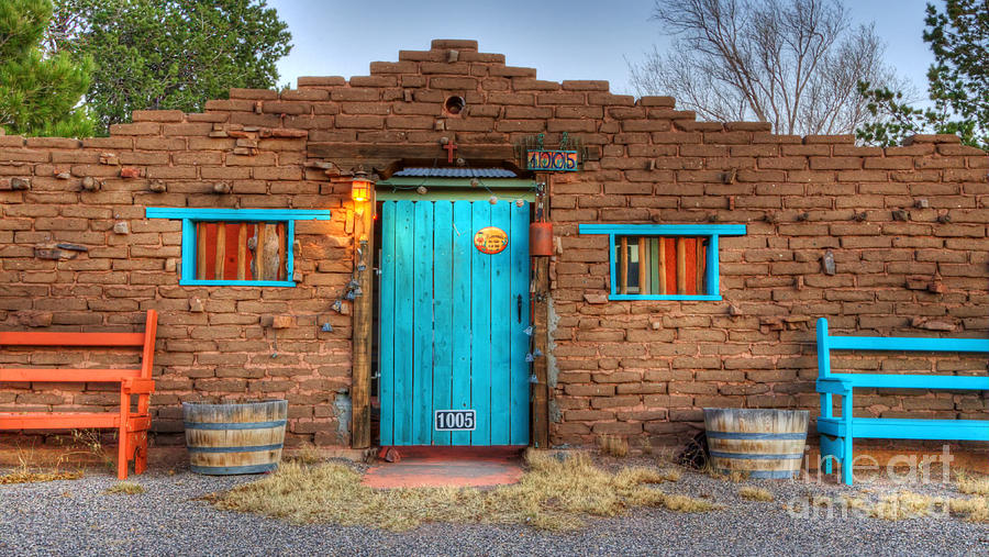 Entryway In Carrizozo New Mexico Photograph by Bob Christopher