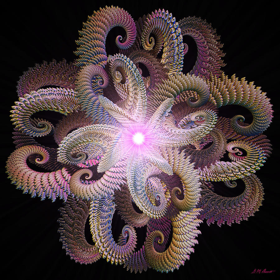 Entwined Digital Art By Michael Durst