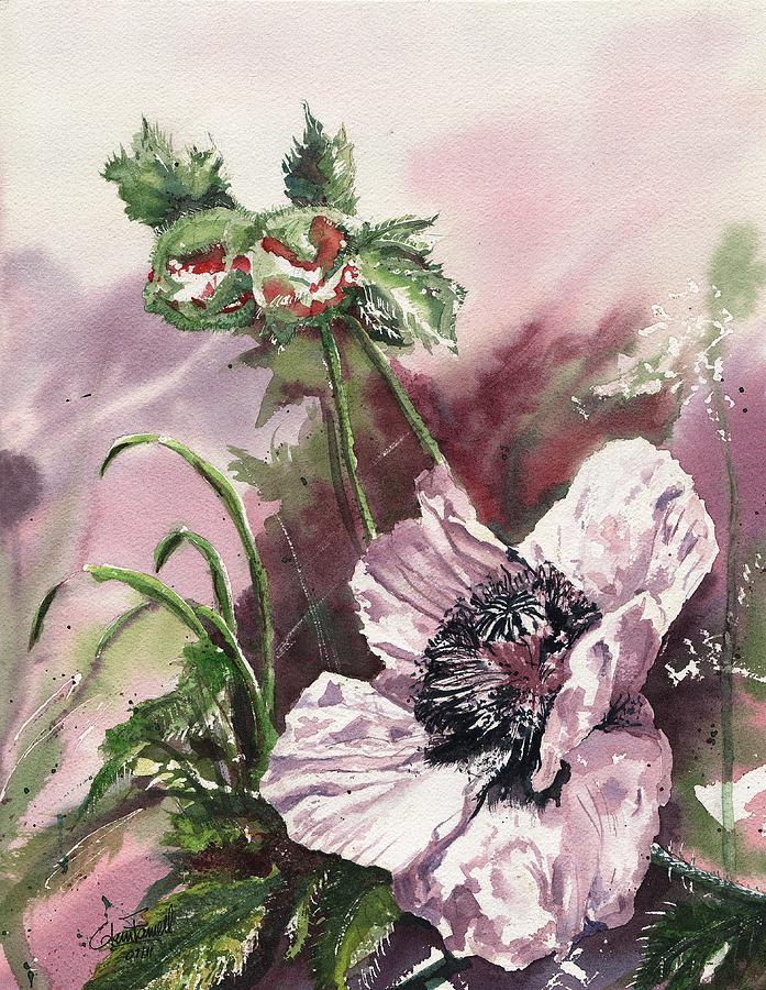 Poppy Painting - Envious by Glenn Farrell