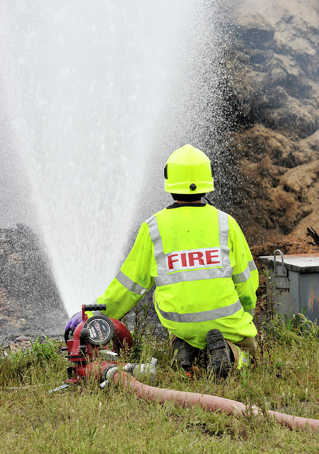 Environmental Fire Services Photograph by Public Health England