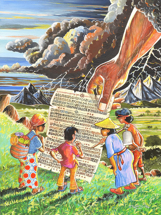 Environmental Jargon Painting by Anthony Mwangi