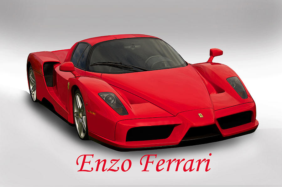 Enzo Ferrari with ID Photograph by Dave Koontz