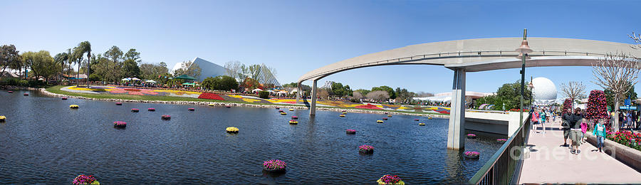 Epcot Panorama Photograph by Thomas Marchessault