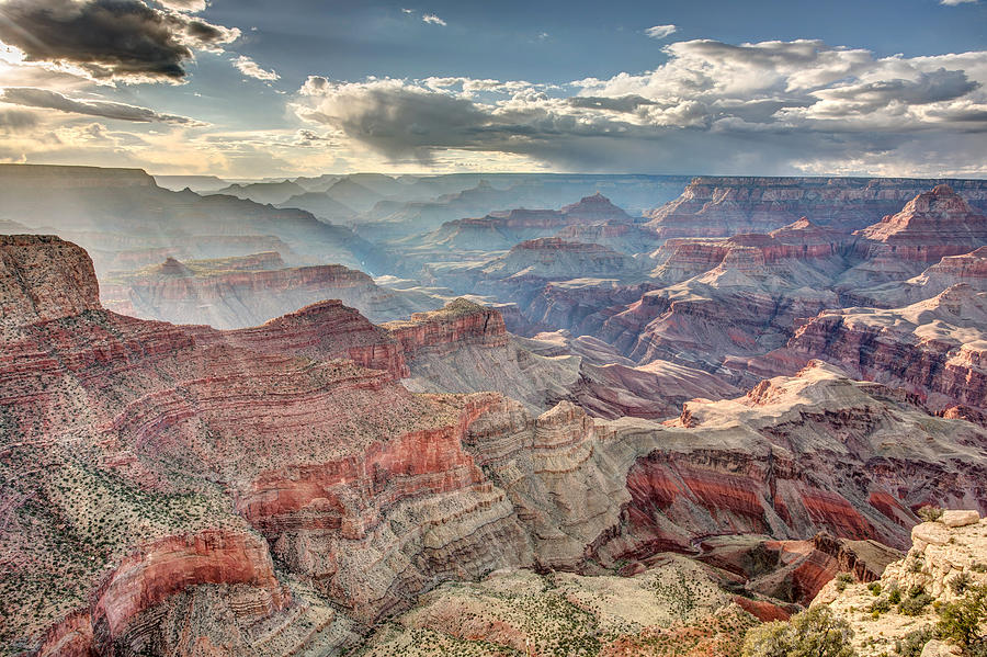 Ephemeral sunlight in the Grand Canyon Photograph by Pierre Leclerc Photography