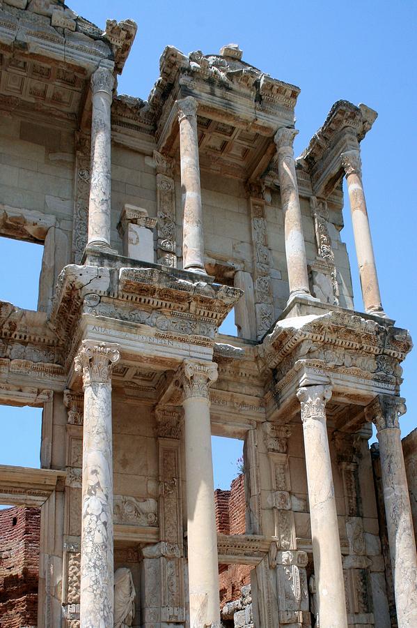 Ephesus Celsus Library Photograph by Taiche Acrylic Art