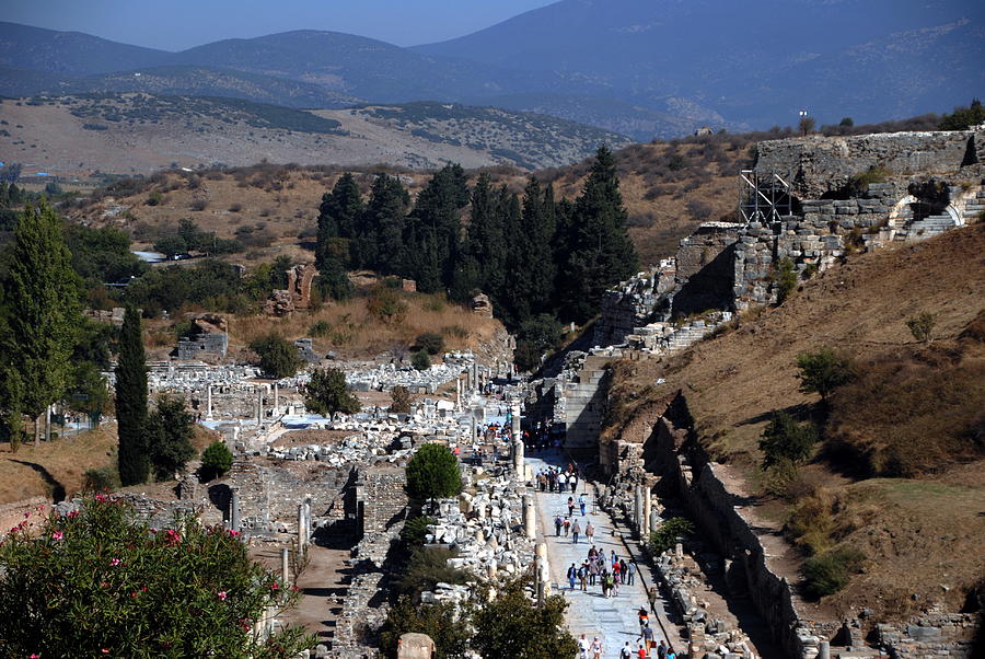 Ephesus Panorama Photograph by Jacqueline M Lewis