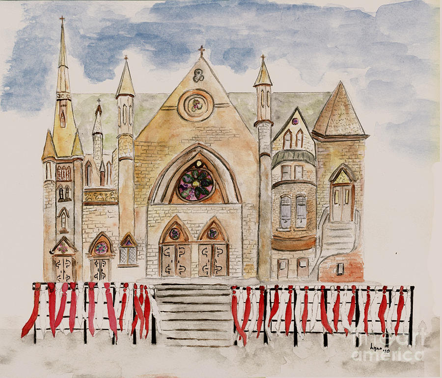 Ephesus Seventh Day Adventist Church in Harlem Painting by AFineLyne