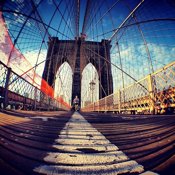 Bridge Photograph - #epic #bkbridge #ilovenewyork #structure by Alejandra Lara