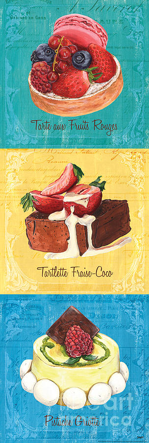 Epicerie Panel 1 Painting by Debbie DeWitt