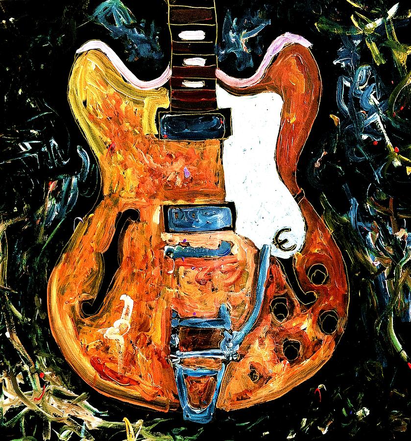 Epiphone Painting by Neal Barbosa