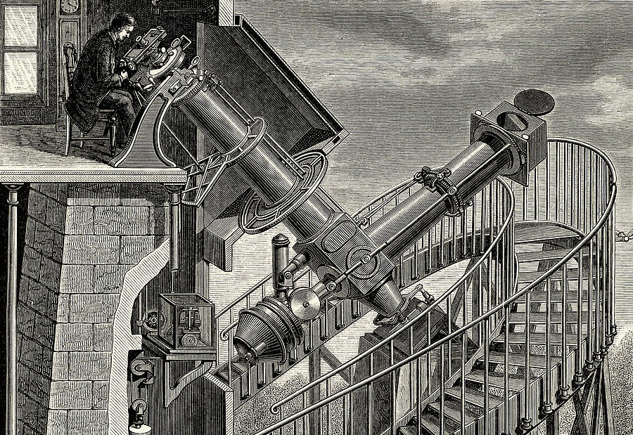 Paris Photograph - Equatorial Coude Refracting Telescope by Universal History Archive/uig