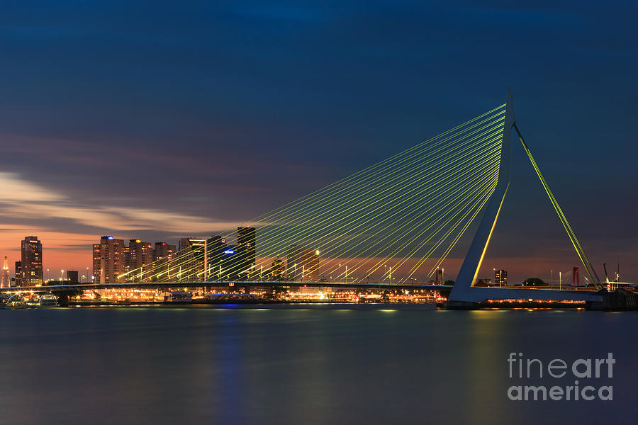 An evening in Rotterdam Photograph by Henk Meijer Photography