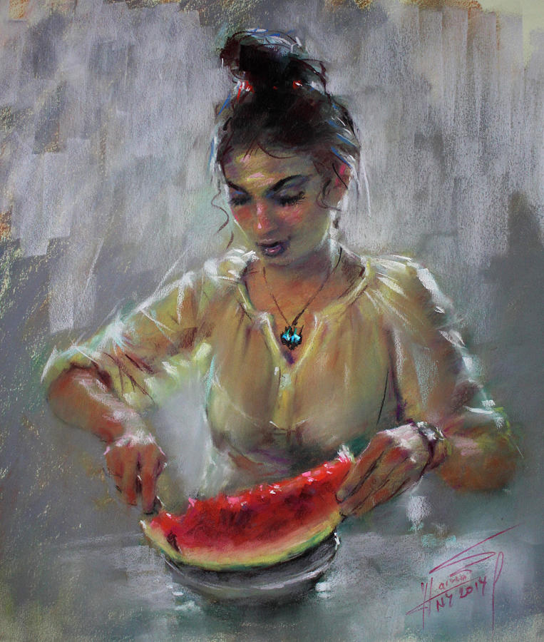 Watermelon Pastel - Erbora with Watermelon by Ylli Haruni
