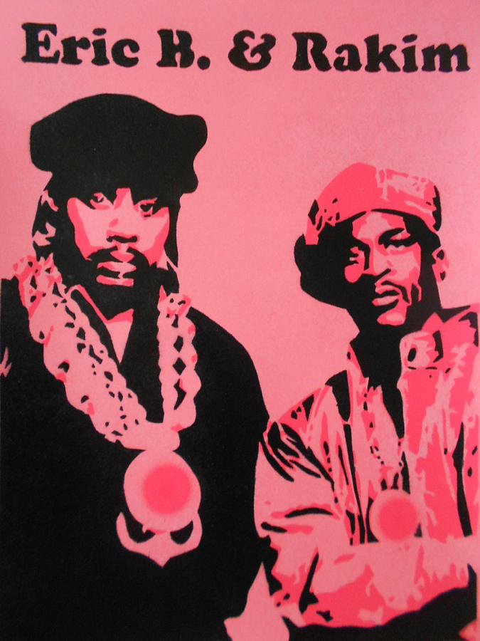 Eric B and Rakim Painting by Leon Keay - Pixels