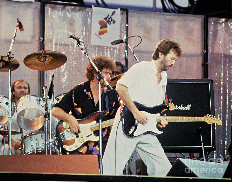 Eric Clapton Live Aid 1985 Photograph