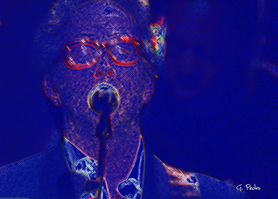 Eric Clapton Live Digital Art by George Pedro