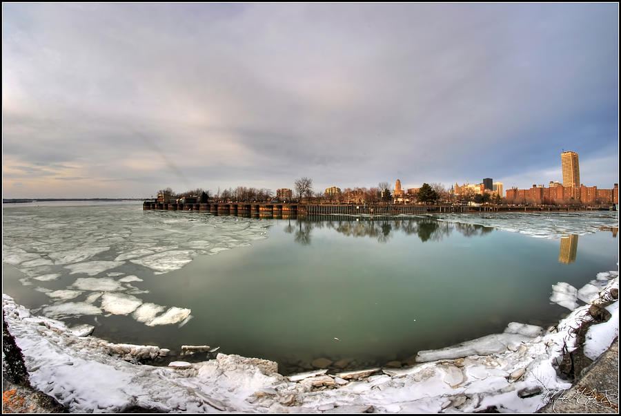 Erie Basin Marina Breaking of the Ice Photograph by Michael Frank Jr