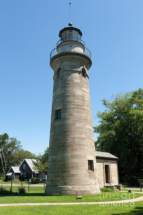 Erie Land Lighthouse I Photograph by Clarence Holmes