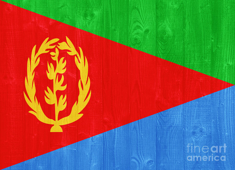 Sports Photograph - Eritrea flag by Luis Alvarenga