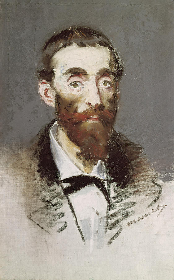 Ernest Cabaner Pastel Photograph by Edouard Manet