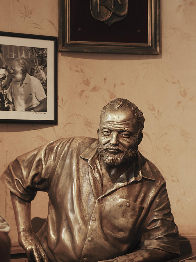 Ernest Hemingway Bronze Cuba Photograph by Jo Ann Tomaselli