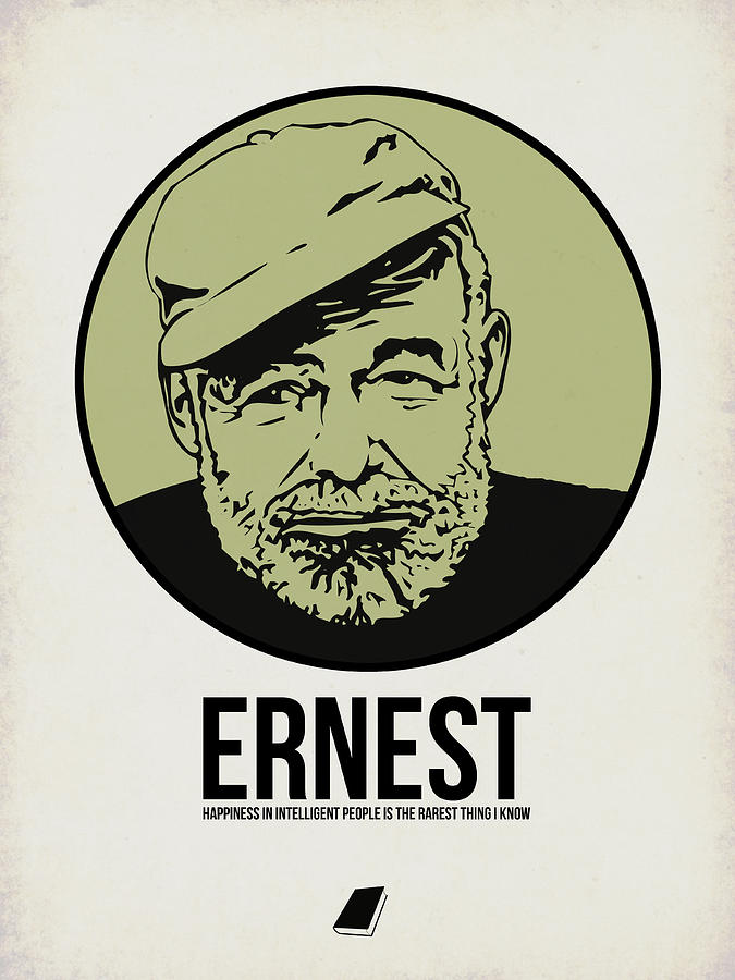 Actor Digital Art - Ernest Poster 2 by Naxart Studio