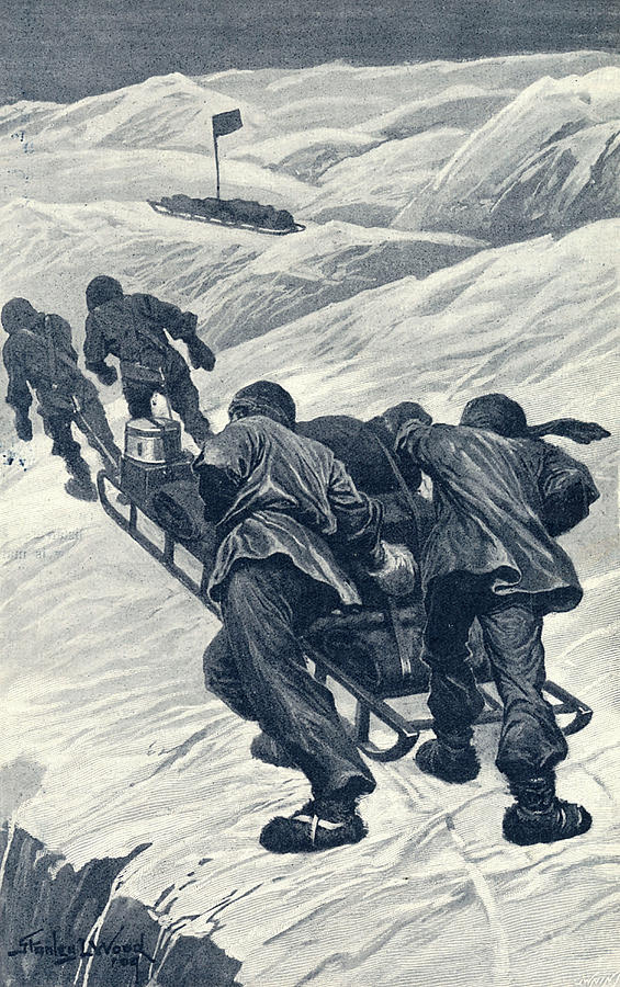 Ernest Shackleton's Expedition Reached Drawing by Mary Evans Picture