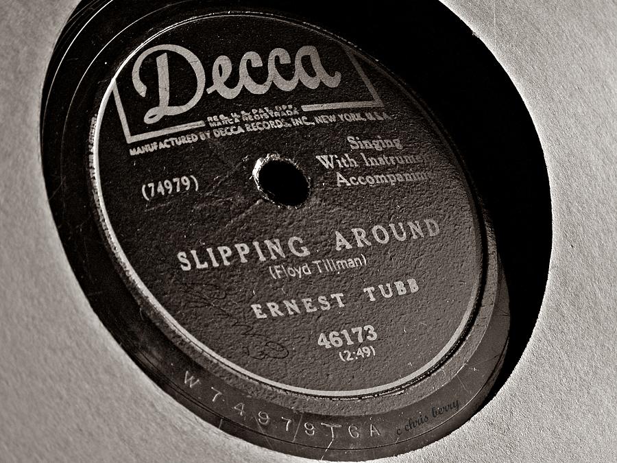 Music Photograph - Ernest Tubb Vinyl Record by Chris Berry