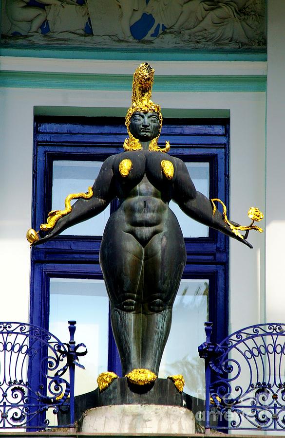 Ernst Fuchs Museum Nude Statue by Mariola Bitner.