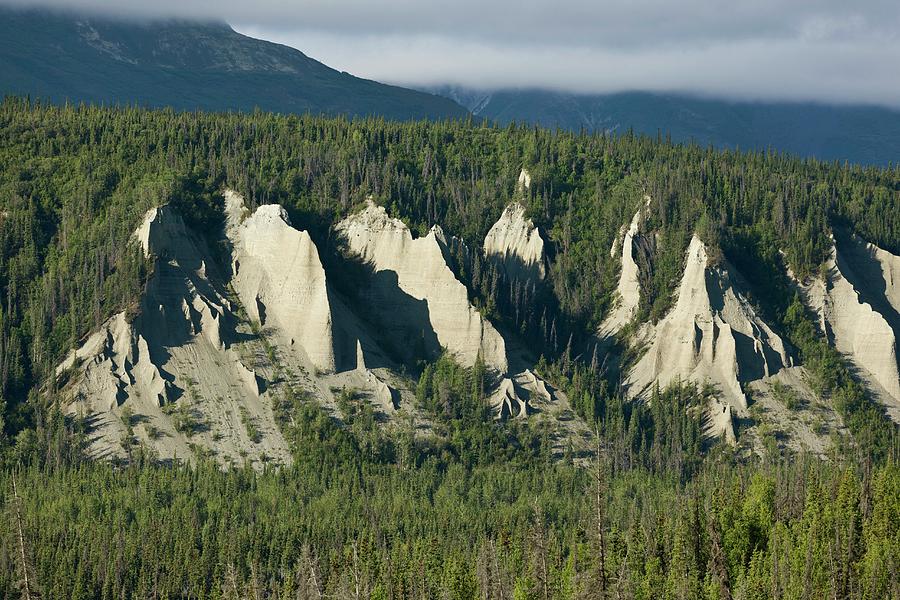 Nature Photograph - Eroded Alluvial Terraces by Dr Juerg Alean/science Photo Library