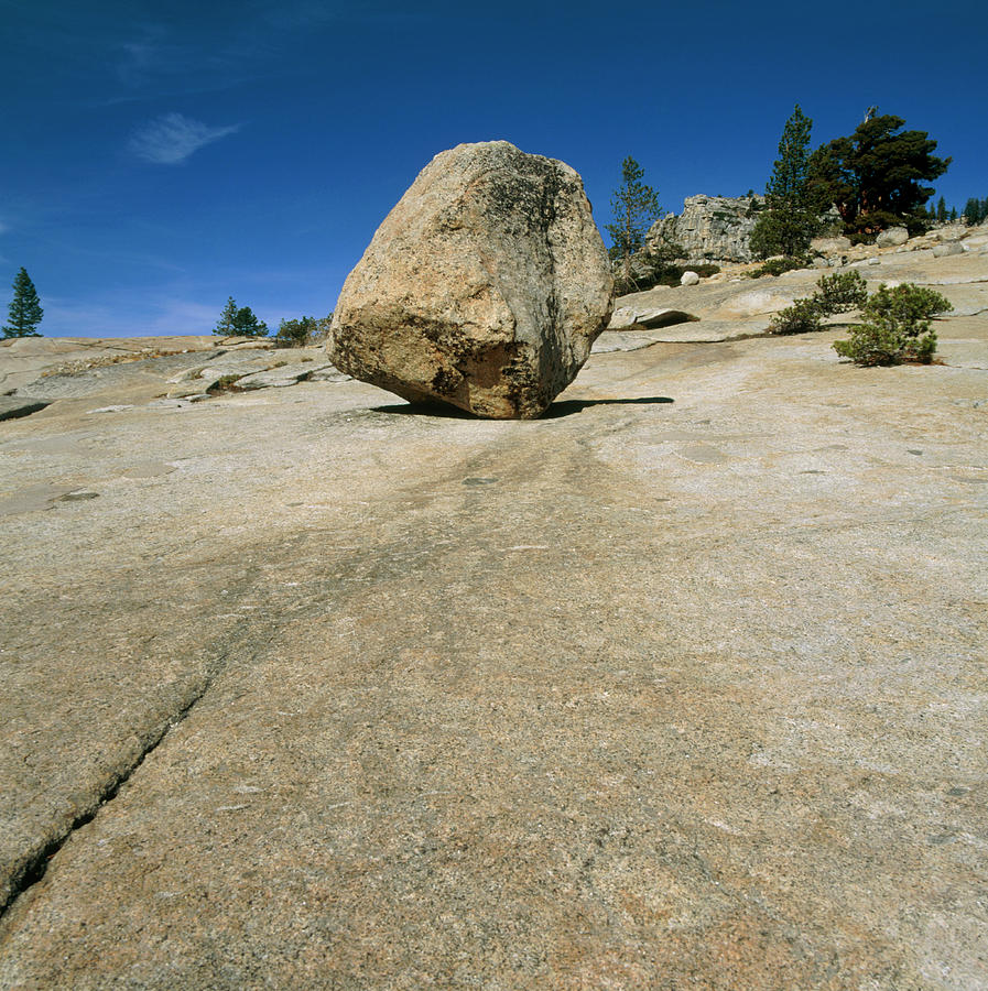 Eroded Boulder Of Granite Rock At Yosemite Park Photograph by Science Photo Library Eroded Boulder Of Granite Rock At Yosemite Park Photograph by Science Photo Library