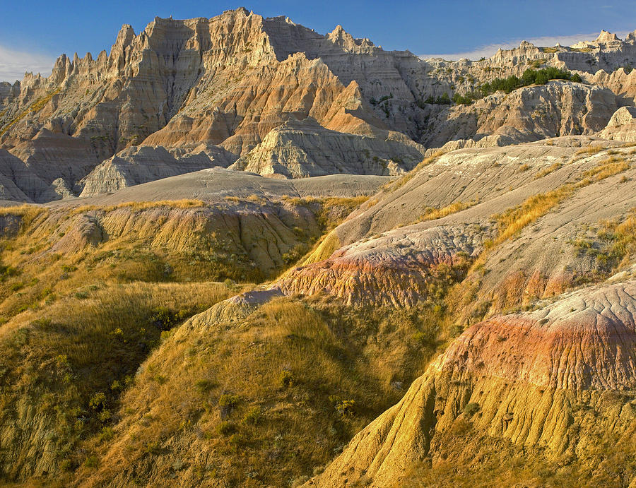 Eroded Buttes Badlands National Park Photograph by Tim Fitzharris